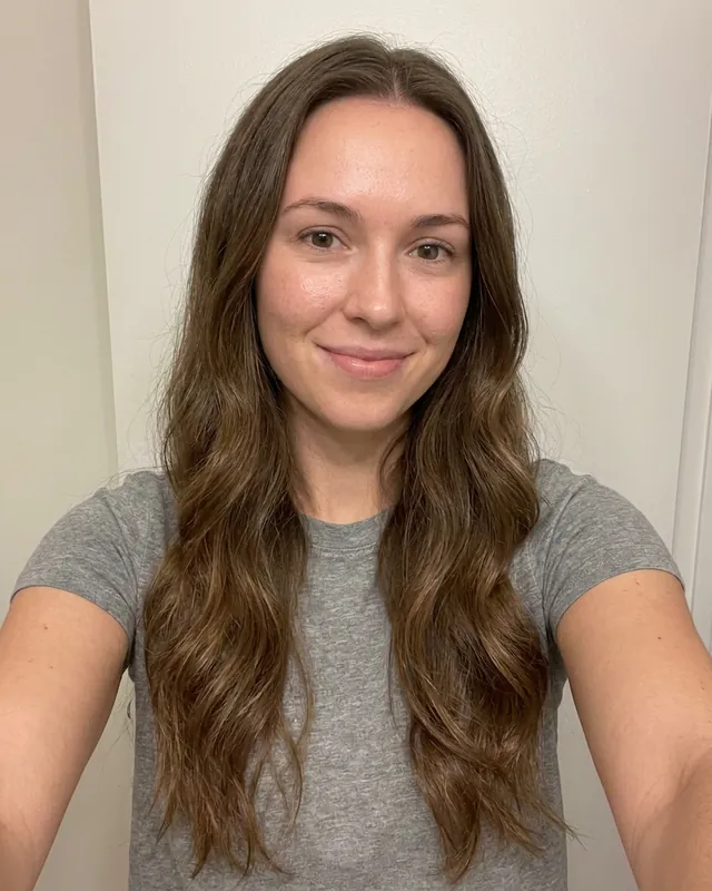 Ausgangs-Selfie Frau (Beispiel)